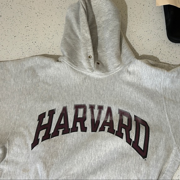 Champion Other - Champion Gray Harvard Hoodie